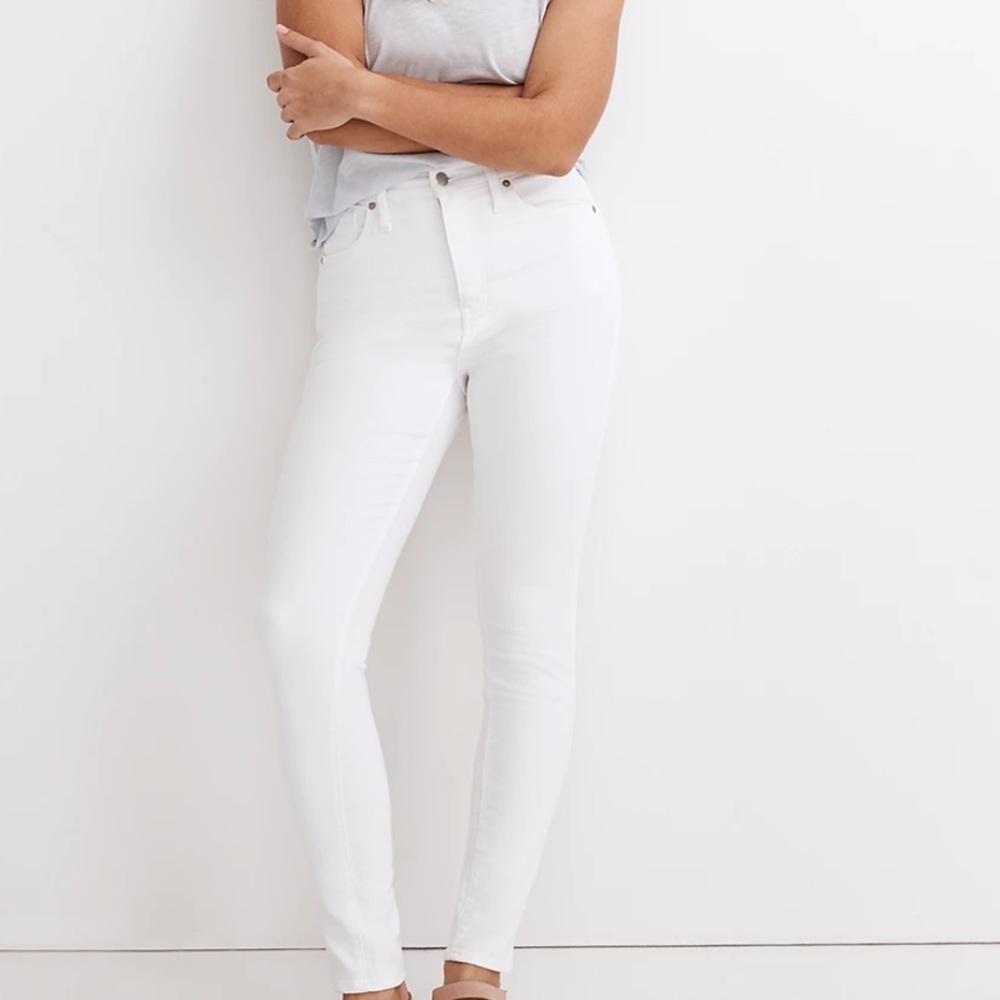 10” High Rise Madewell Skinny Jeans